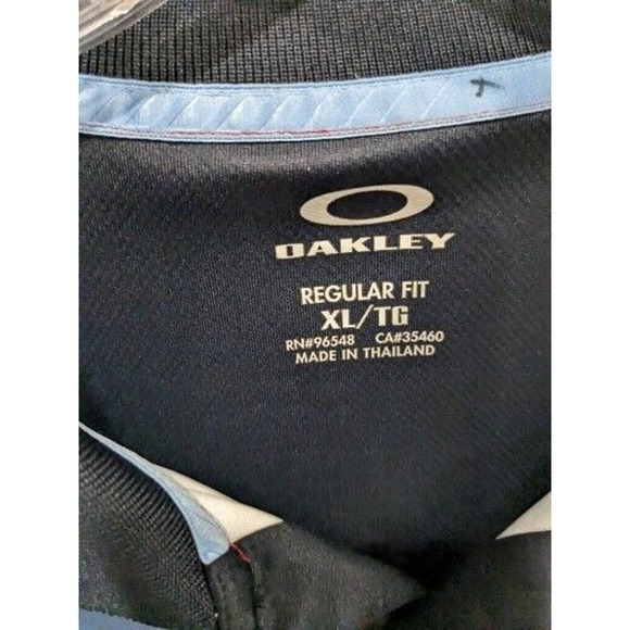 Oakley Polo Golf Shirt Regular Fit Hydrolix Men’s Size XL Short Sleeve CLUB h - Picture 3 of 4